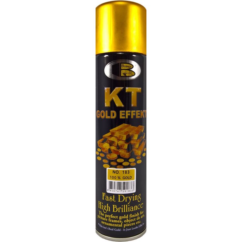 183 100% Gold Paint Aerosol Spray Paint Can       
